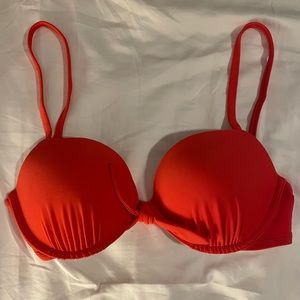 red bikini top